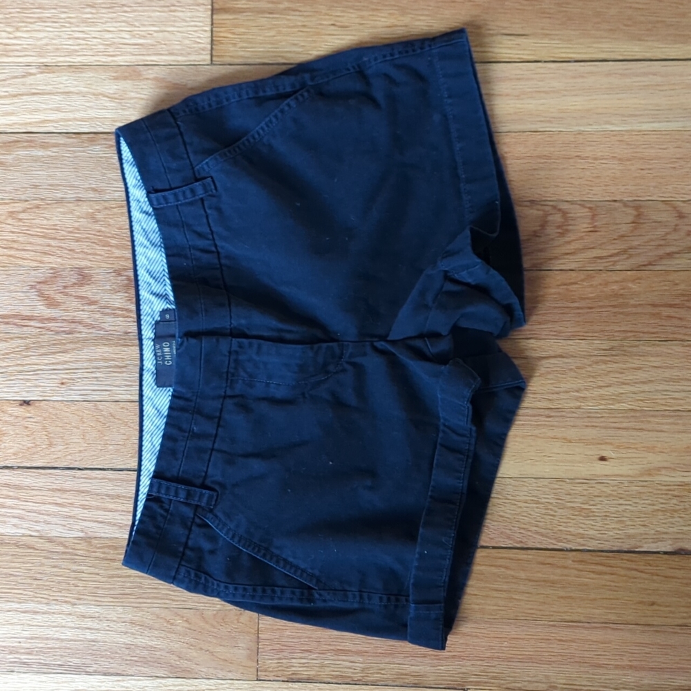 J. Crew Chino navy blue shorts